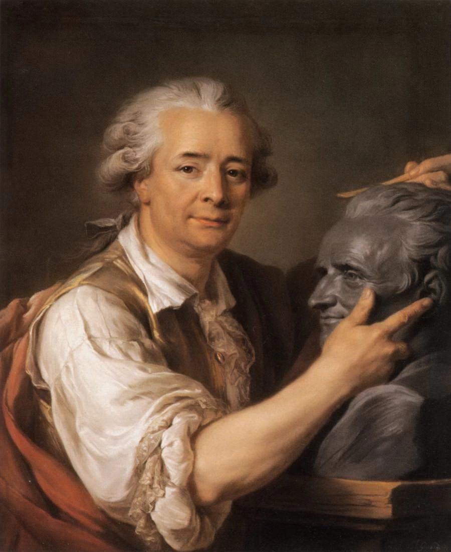 La scultore Augustin Pajou - Louvre, Parigi